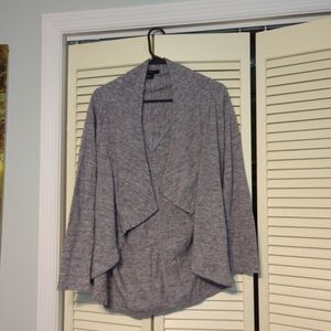 Forever 21 Heather Gray Women's Draped Cardigan